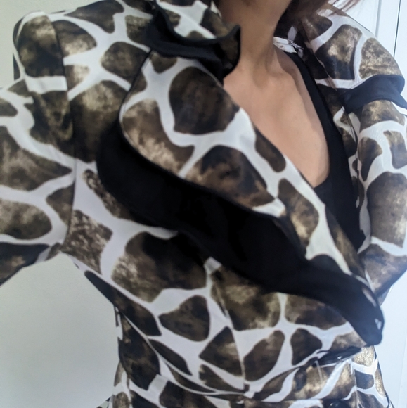 DESIGN TODAY'S Vintage Animal Print Jacket ~ EUC - Picture 3 of 10